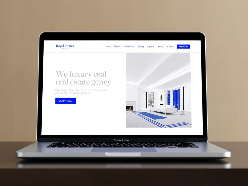 Royal Estates — Real Estate website designed by Blue Orbits