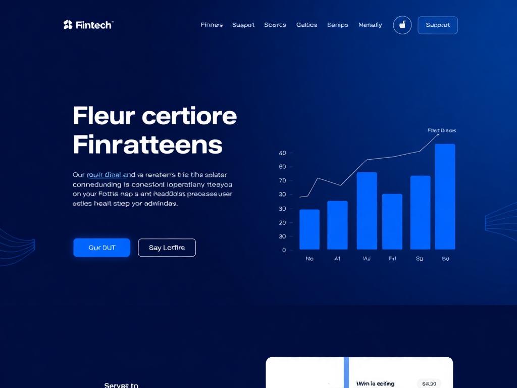 Ledgerly Finance — SaaS Landing website designed by Blue Orbits