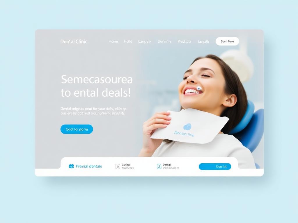 BrightSmile Dental — Healthcare website designed by Blue Orbits