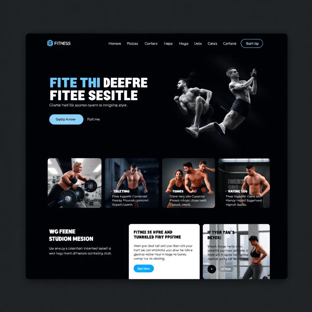 Ironline Studio — Fitness website designed by Blue Orbits