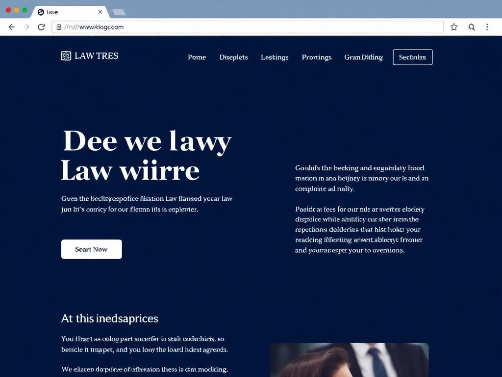 Harwell & Partners — Legal website designed by Blue Orbits